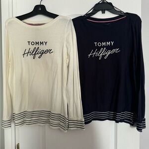 Tommy Hilfiger X2 tops. Soft and comfortable to wear. Ptp 21”